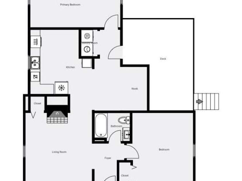 411 Central Avenue, Landis, NC 28088.  MLS# CAR4273594, YatesRealty ID 801. Floor Plan
