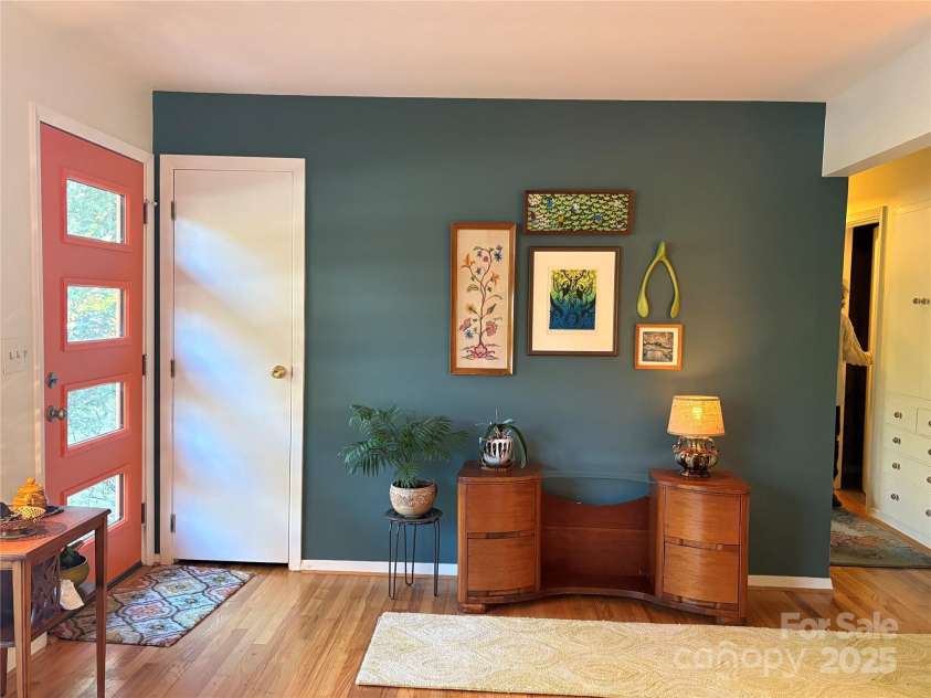 1235 Pinebrook Circle, Hendersonville, NC 28739.  MLS# CAR4309617, YatesRealty ID 8011. Front door