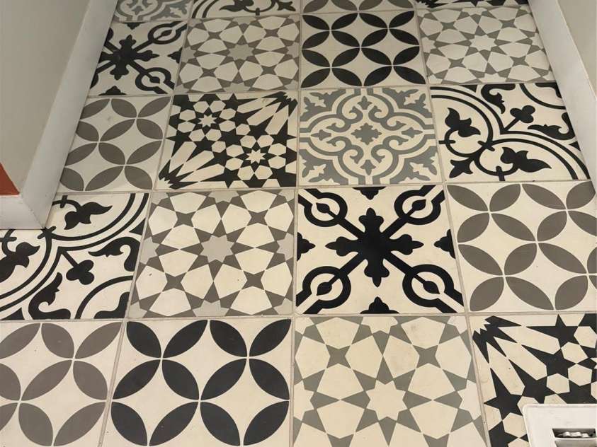 1235 Pinebrook Circle, Hendersonville, NC 28739.  MLS# CAR4309617, YatesRealty ID 8011. Primary Bathroom Custom Tile