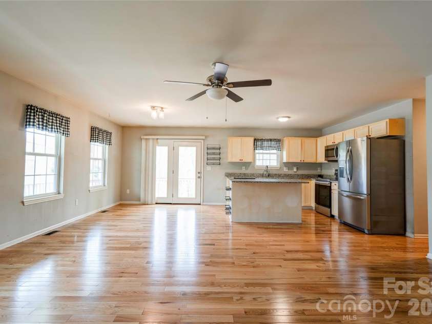 208 Poston Street, Shelby, NC 28150.  MLS# CAR4363643, YatesRealty ID 8013. Living, Dining, Kitchen