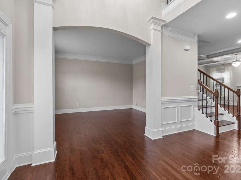 12515 Hashanli Place, Matthews, NC 28105.  MLS# CAR4221773, YatesRealty ID 8015. Entrance to Formal Living Room