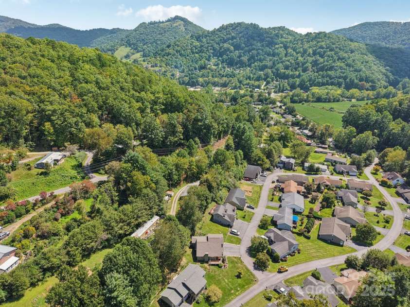 126 Pasco Loop, Waynesville, NC 28785.  MLS# CAR4301663, YatesRealty ID 8018. Aerial