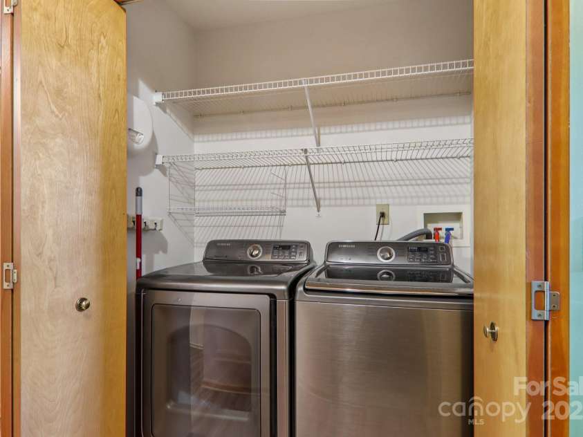 126 Pasco Loop, Waynesville, NC 28785.  MLS# CAR4301663, YatesRealty ID 8018. Side by side laundry 