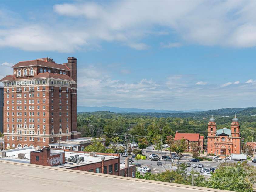 21 Battery Park Avenue, Asheville, NC 28801.  MLS# CAR4317876, YatesRealty ID 802. View from Penthouse