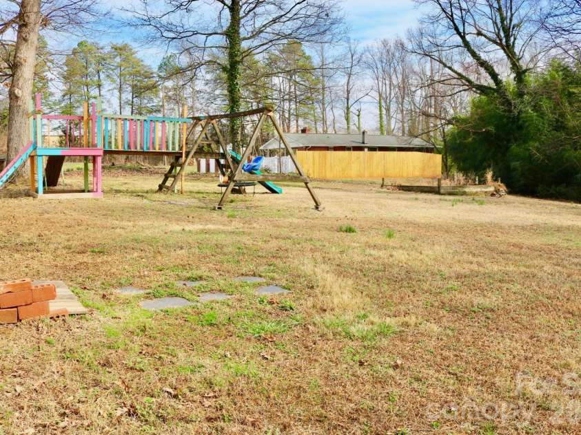 2280 19th Avenue, Hickory, NC 28601.  MLS# CAR4354216, YatesRealty ID 8021. Backyard