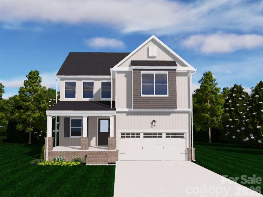 3216 Leah Elizabeth Lane, Monroe, NC 28110.  MLS# CAR4249519, YatesRealty ID 8032. Exterior Rendering ONLY