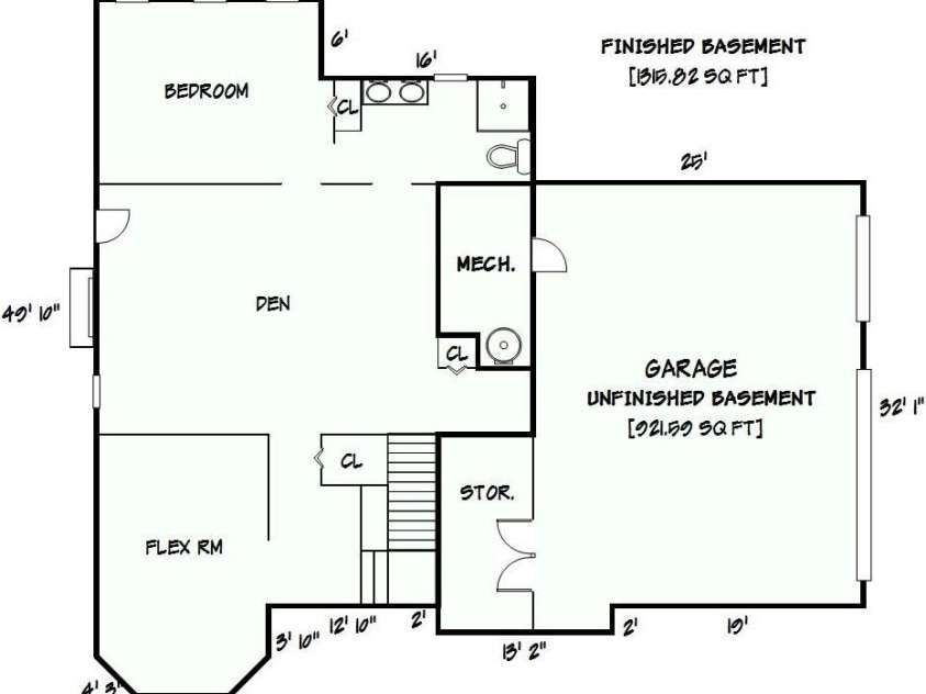 308 41st Avenue Place, Hickory, NC 28601.  MLS# CAR4219070, YatesRealty ID 8035. Basement