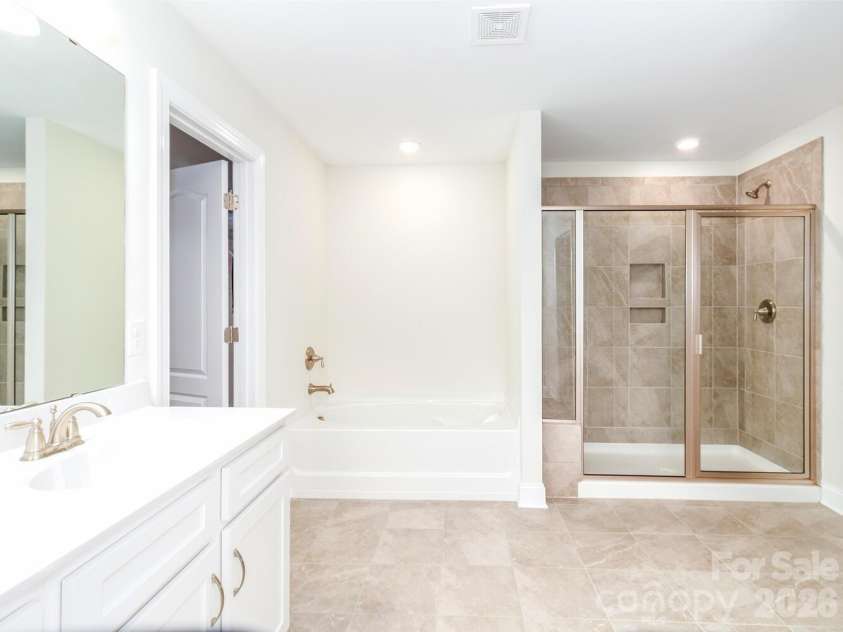 4357 Hornyak Drive, Monroe, NC 28110.  MLS# CAR4272863, YatesRealty ID 8037. Primary bathroom