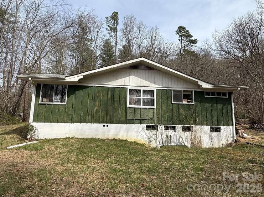 57 Fork Road, Barnardsville, NC 28709.  MLS# CAR4334387, YatesRealty ID 8038. Back of House