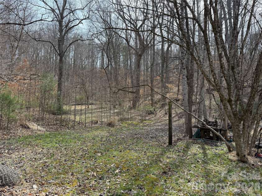 57 Fork Road, Barnardsville, NC 28709.  MLS# CAR4334387, YatesRealty ID 8038. Back Yard View