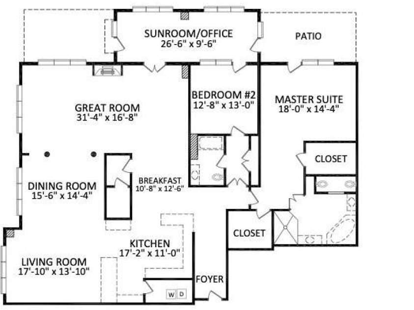 2445 Selwyn Avenue, Charlotte, NC 28209.  MLS# CAR4234376, YatesRealty ID 8039. Floor plan