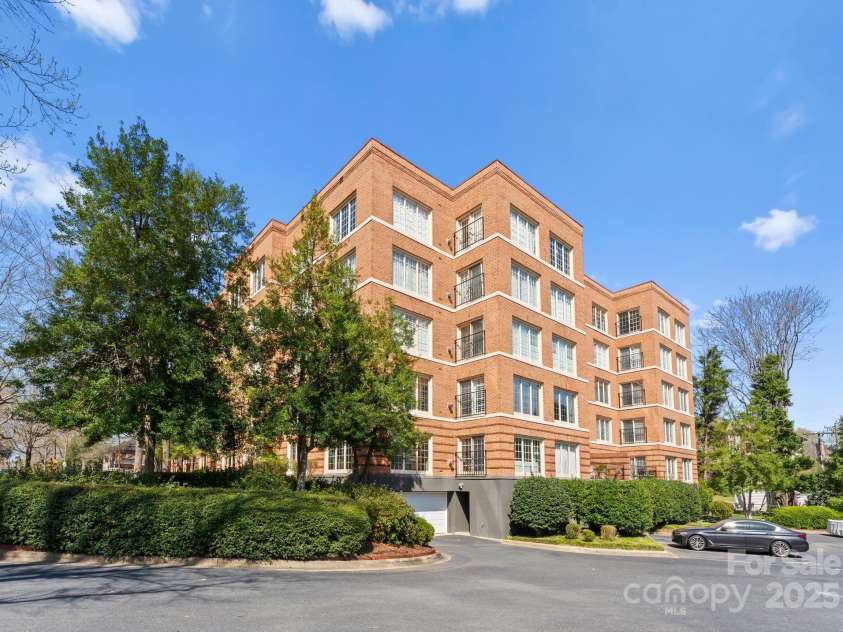 2445 Selwyn Avenue, Charlotte, NC 28209.  MLS# CAR4234376, YatesRealty ID 8039. Rear entry to underground garage and storage unit.