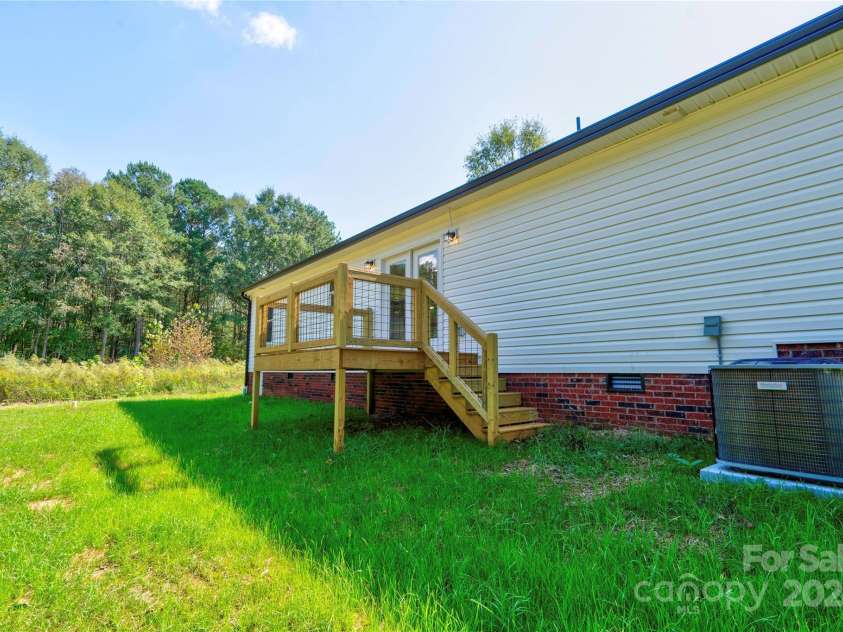 107 Falls Street, Lawndale, NC 28090.  MLS# CAR4188617, YatesRealty ID 8044. Back Deck