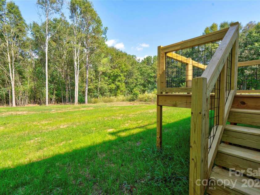 107 Falls Street, Lawndale, NC 28090.  MLS# CAR4188617, YatesRealty ID 8044. Back Yard