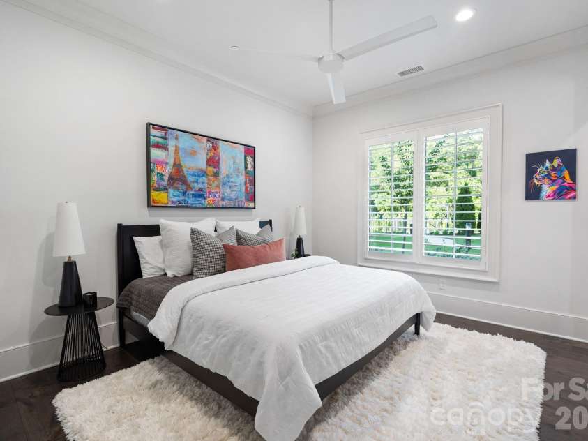 19329 Watermark Drive, Cornelius, NC 28031.  MLS# CAR4406294, YatesRealty ID 8051. Bright & airy Guest room