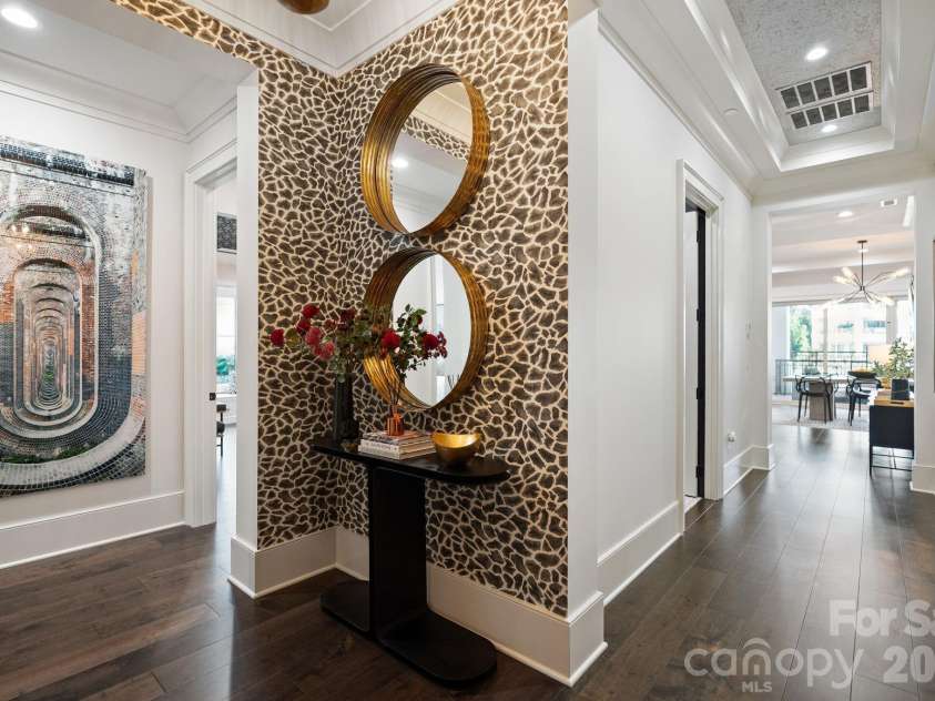 19329 Watermark Drive, Cornelius, NC 28031.  MLS# CAR4406294, YatesRealty ID 8051. High-style entry foyer...
