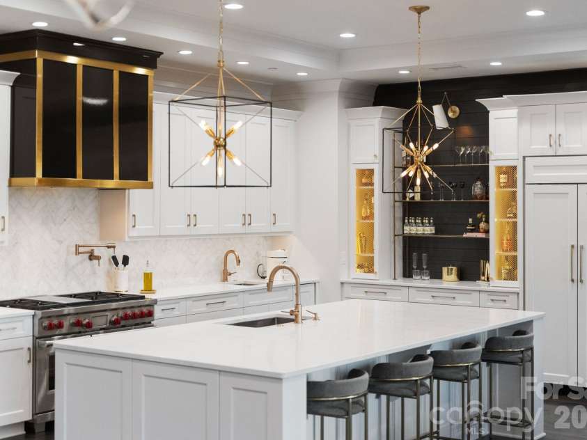19329 Watermark Drive, Cornelius, NC 28031.  MLS# CAR4406294, YatesRealty ID 8051. This kitchen is as stylish as it is functional.