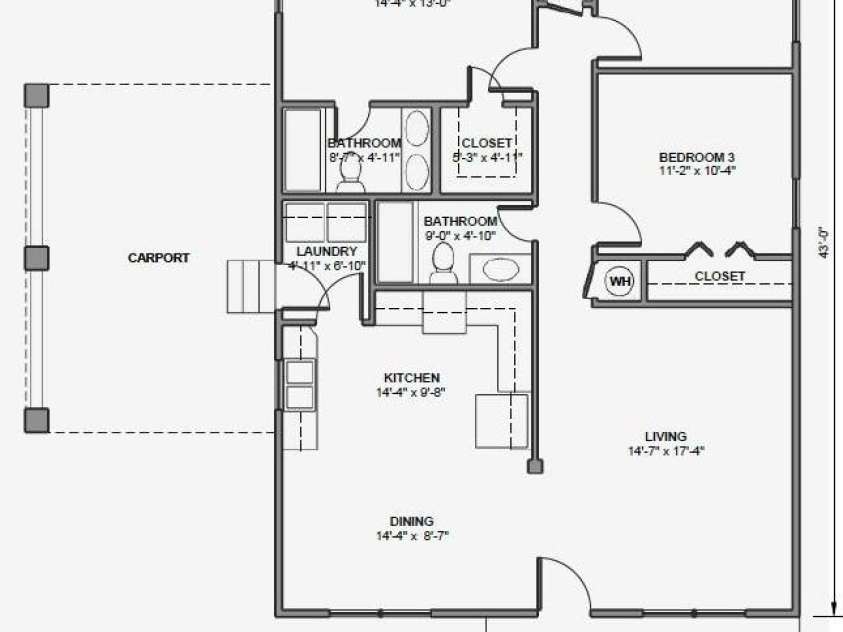 704 Catawba Street, Belmont, NC 28012.  MLS# CAR4249281, YatesRealty ID 8057. Floor Plan