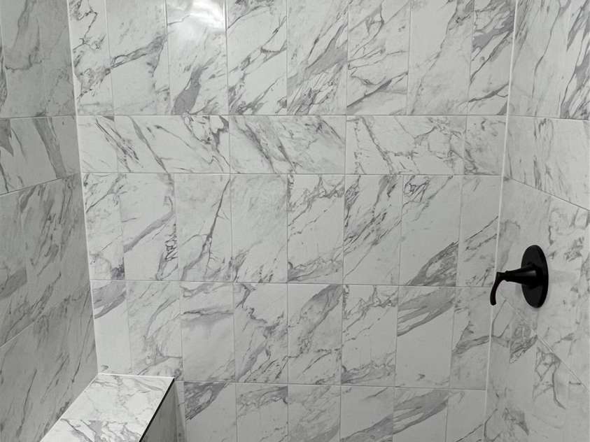 604 Eastwood Drive, Albemarle, NC 28001.  MLS# CAR4210348, YatesRealty ID 8059. Hall Bathroom