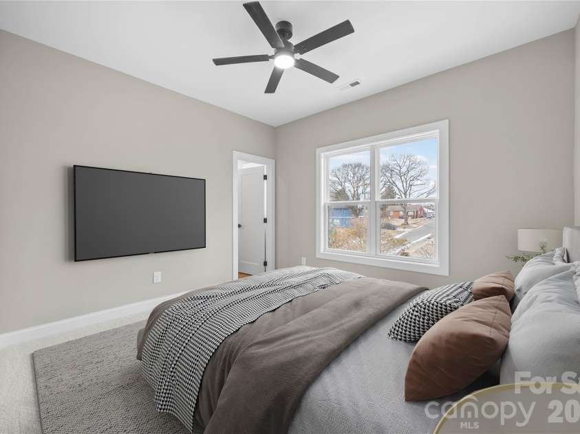 401 Lee Street, Mount Holly, NC 28120.  MLS# CAR4341029, YatesRealty ID 8060. 2nd Primary Bedroom Virtually Staged