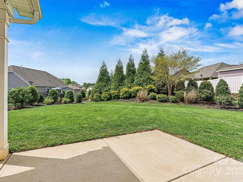 1617 Post Court, Gastonia, NC 28054.  MLS# CAR4246652, YatesRealty ID 8067. Private Back Yard View