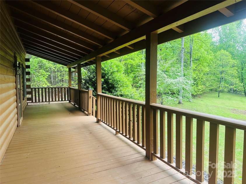 3110 Mentink Way, Nebo, NC 28761.  MLS# CAR4250827, YatesRealty ID 8071. Covered Front Porch