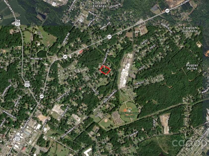 224 Charlotte Street, York, SC 29745.  MLS# CAR4246148, YatesRealty ID 8074. 