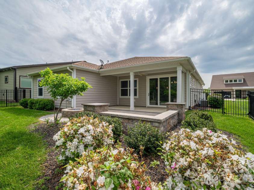 286 Hemlock Bluff Court, Denver, NC 28037.  MLS# CAR4249984, YatesRealty ID 8075. Home from rear of yard