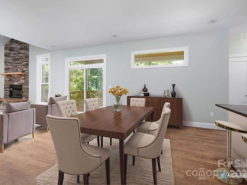 258 Whitfield Lane, Weaverville, NC 28787.  MLS# CAR4177778, YatesRealty ID 8079. Dining Area