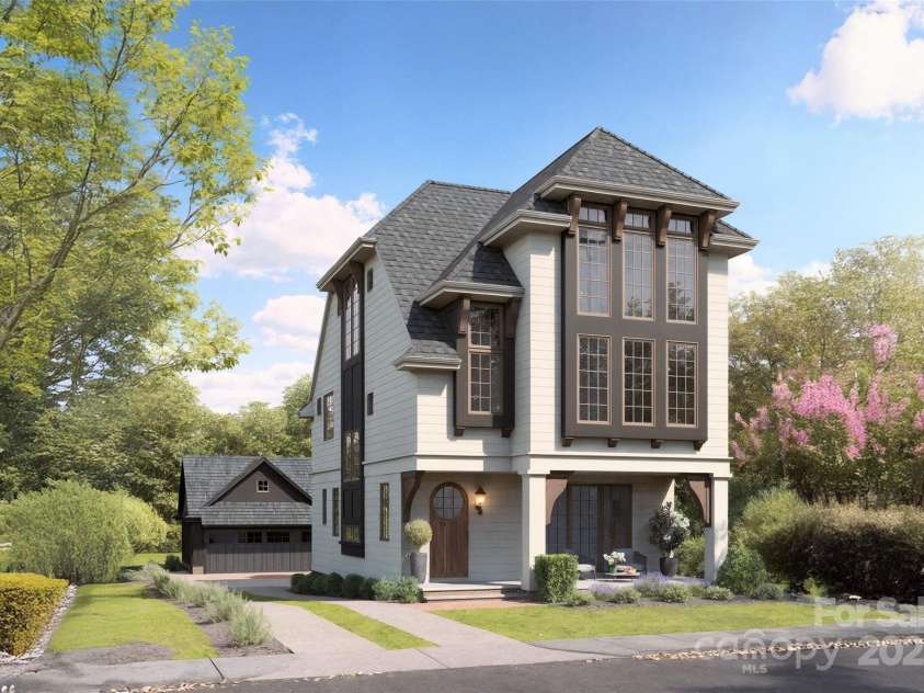 733 Charles Avenue, Charlotte, NC 28205.  MLS# CAR4323082, YatesRealty ID 808. Front Elevation