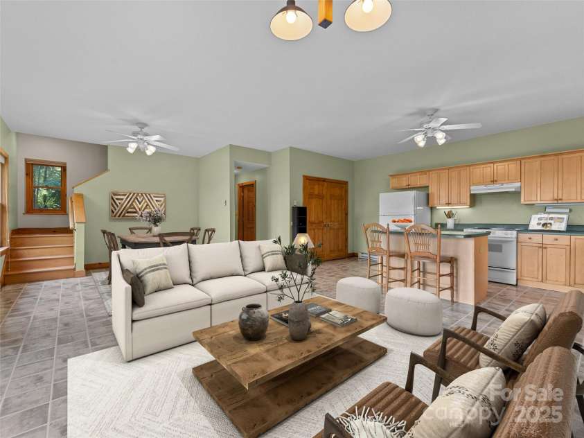 1299 Pine Ridge Road, Burnsville, NC 28714.  MLS# CAR4306270, YatesRealty ID 8091. Virtually staged living space