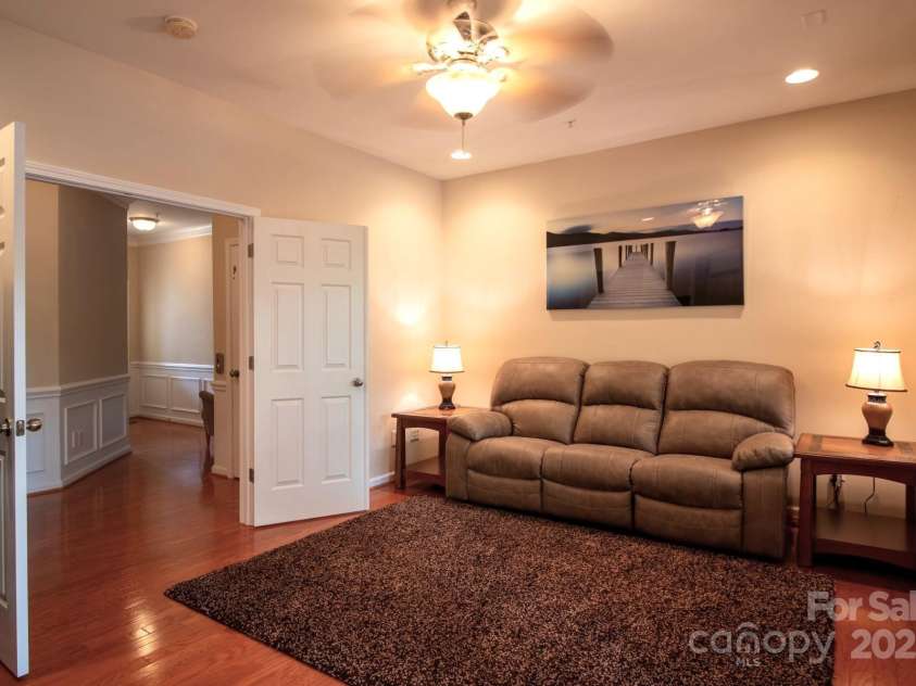 609 Sunfish Lane, Tega Cay, SC 29708.  MLS# CAR4233683, YatesRealty ID 8096. Lower Level Bedroom/Theater Room