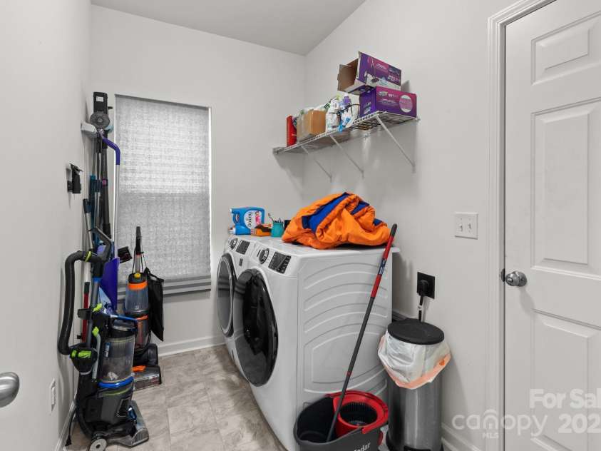 1109 Freeman View Drive, Albemarle, NC 28001.  MLS# CAR4190594, YatesRealty ID 8106. Laundry room on the main level