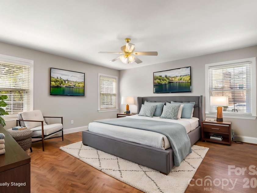 6116 Old Providence Road, Charlotte, NC 28226.  MLS# CAR4363189, YatesRealty ID 8118. Virtually staged primary BR
