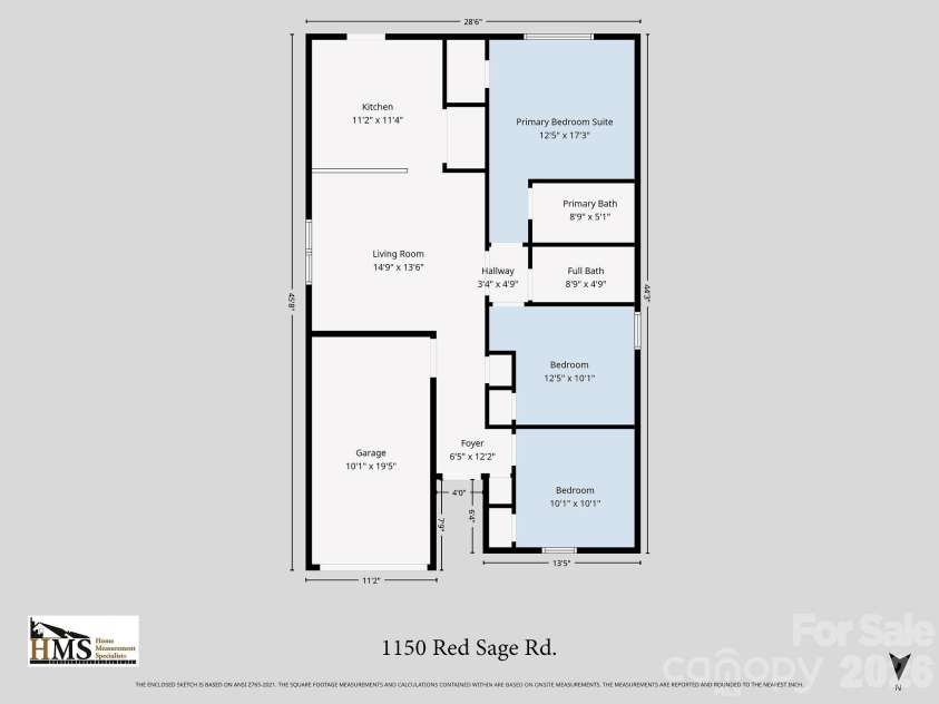 1150 Red Sage Road, Winston Salem, NC 27127.  MLS# CAR4364862, YatesRealty ID 8121. 