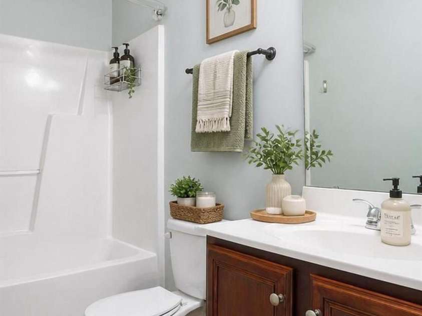1150 Red Sage Road, Winston Salem, NC 27127.  MLS# CAR4364862, YatesRealty ID 8121. Primary ensuite bath virtually staged