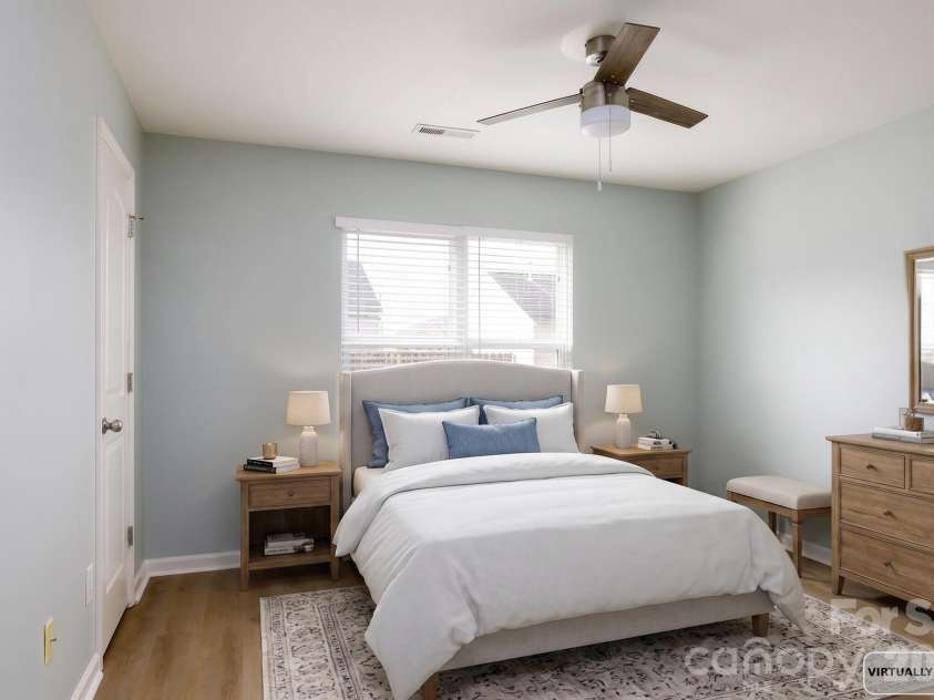 1150 Red Sage Road, Winston Salem, NC 27127.  MLS# CAR4364862, YatesRealty ID 8121. Virtually staged primary bedroom