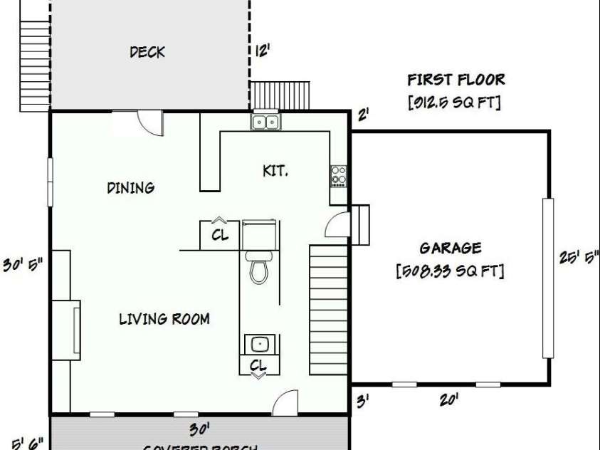 2586 Henry Falls Drive, Hickory, NC 28602.  MLS# CAR4365089, YatesRealty ID 8126. Main Level Floor Plan