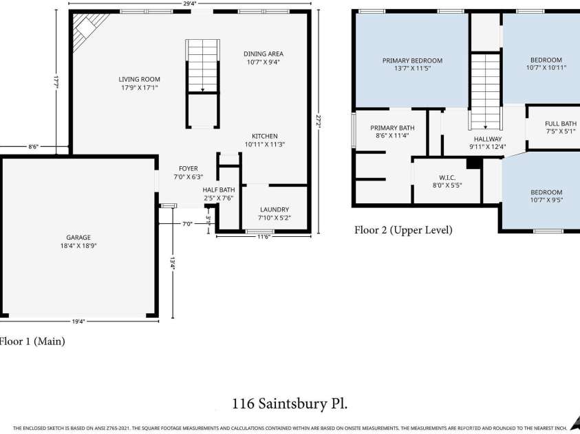 116 Saintsbury Place, Lexington, NC 27295.  MLS# CAR4224887, YatesRealty ID 8131. 