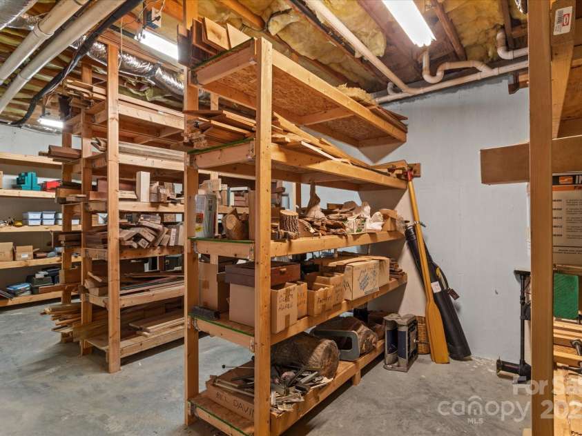 98 Fox Trail, Tryon, NC 28782.  MLS# CAR4232622, YatesRealty ID 8133. Storage for days and days and days.