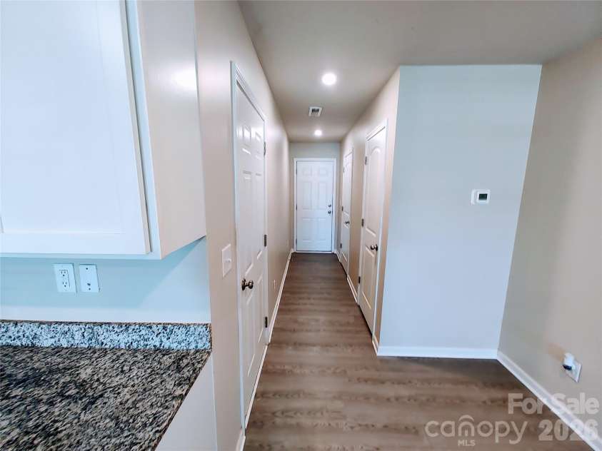 2260 Cranberry Way, Salisbury, NC 28147.  MLS# CAR4356537, YatesRealty ID 8135. Hallway to rear exit