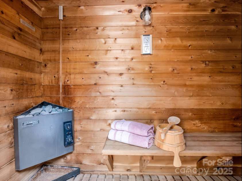 780 Rixhaven Drive, Saluda, NC 28773.  MLS# CAR4246411, YatesRealty ID 8140. Sauna on Rear Deck