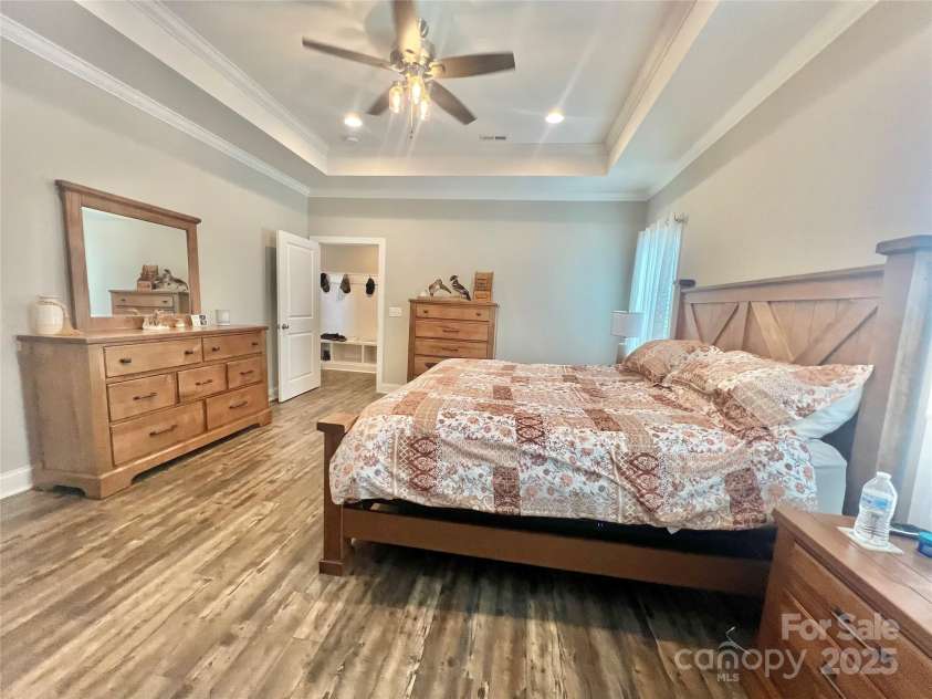 1050 Coppergate Drive, Salisbury, NC 28147.  MLS# CAR4248915, YatesRealty ID 8142. Primary with Trey ceiling
