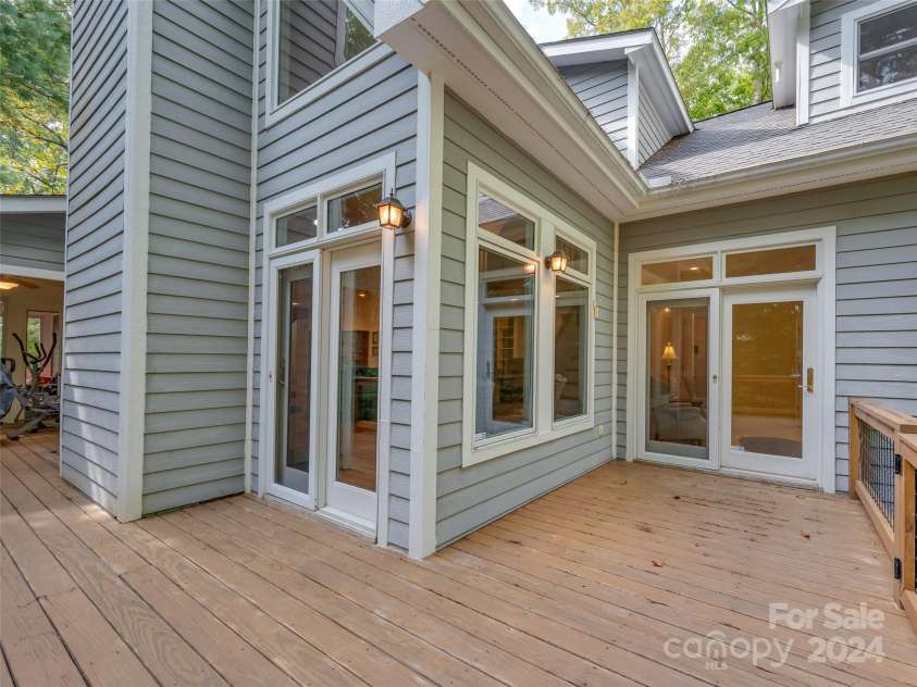 65 Winfield Cove, Saluda, NC 28773.  MLS# CAR4076540, YatesRealty ID 8151. Back deck