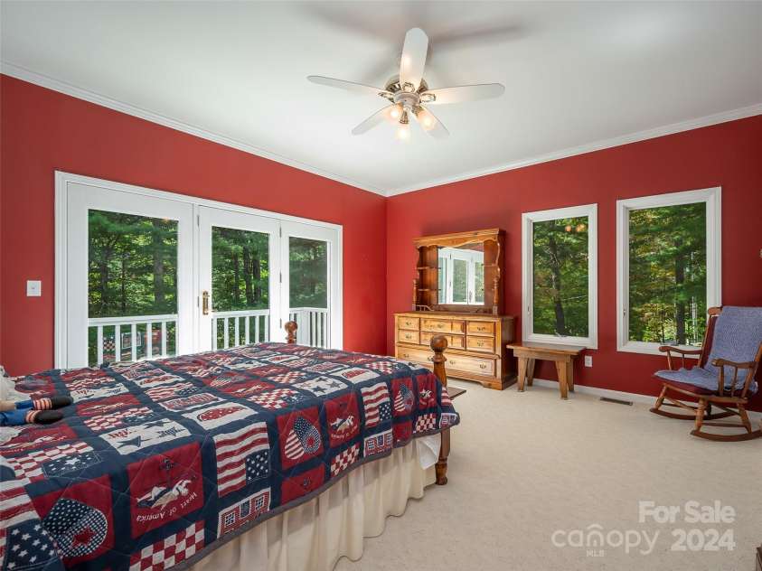 65 Winfield Cove, Saluda, NC 28773.  MLS# CAR4076540, YatesRealty ID 8151. Bedroom