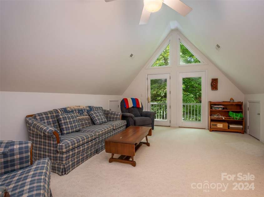 65 Winfield Cove, Saluda, NC 28773.  MLS# CAR4076540, YatesRealty ID 8151. Loft upstairs