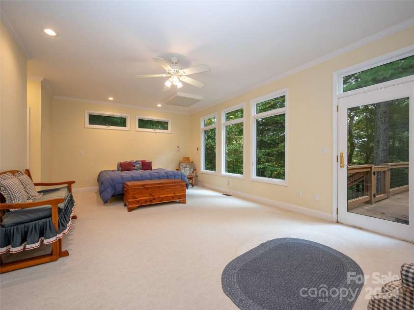 65 Winfield Cove, Saluda, NC 28773.  MLS# CAR4076540, YatesRealty ID 8151. Primary Bedroom