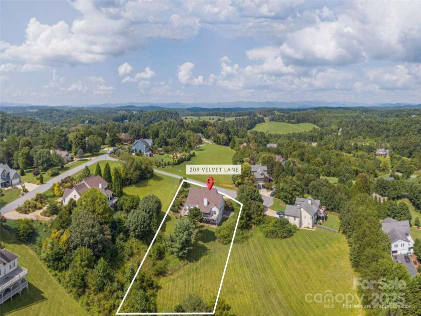 209 Velvet Lane, Weaverville, NC 28787.  MLS# CAR4176545, YatesRealty ID 8152. 