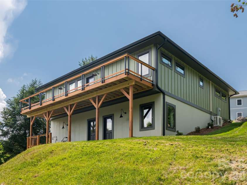 9 Ginger Spice Trail, Weaverville, NC 28787.  MLS# CAR4363754, YatesRealty ID 8154. Back of home