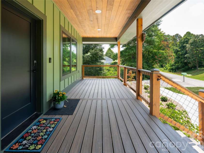 9 Ginger Spice Trail, Weaverville, NC 28787.  MLS# CAR4363754, YatesRealty ID 8154. Front porch